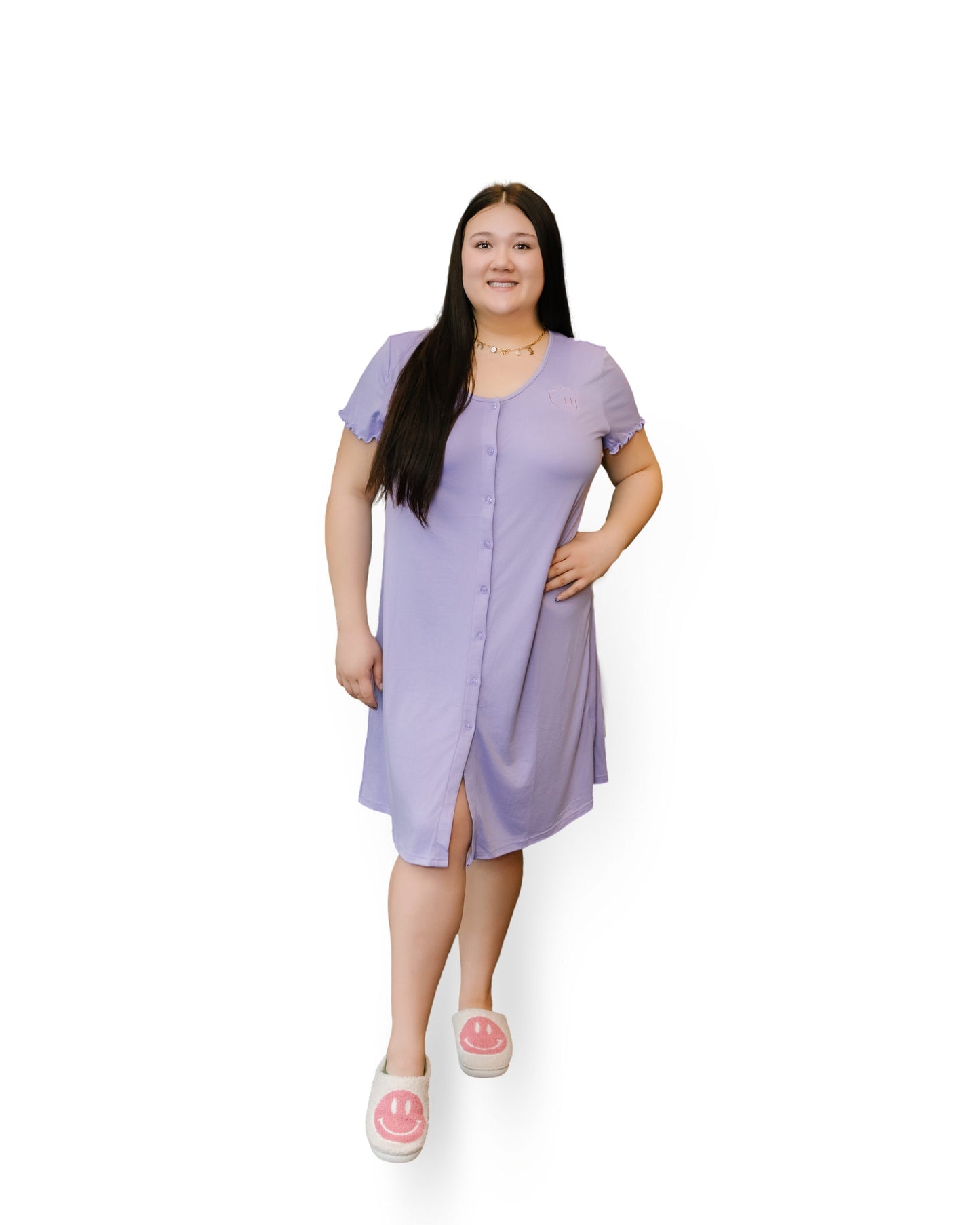 H+J Button Down Night Shirt