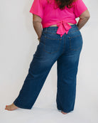 29" 1822 Slim Wide Leg in Charlie