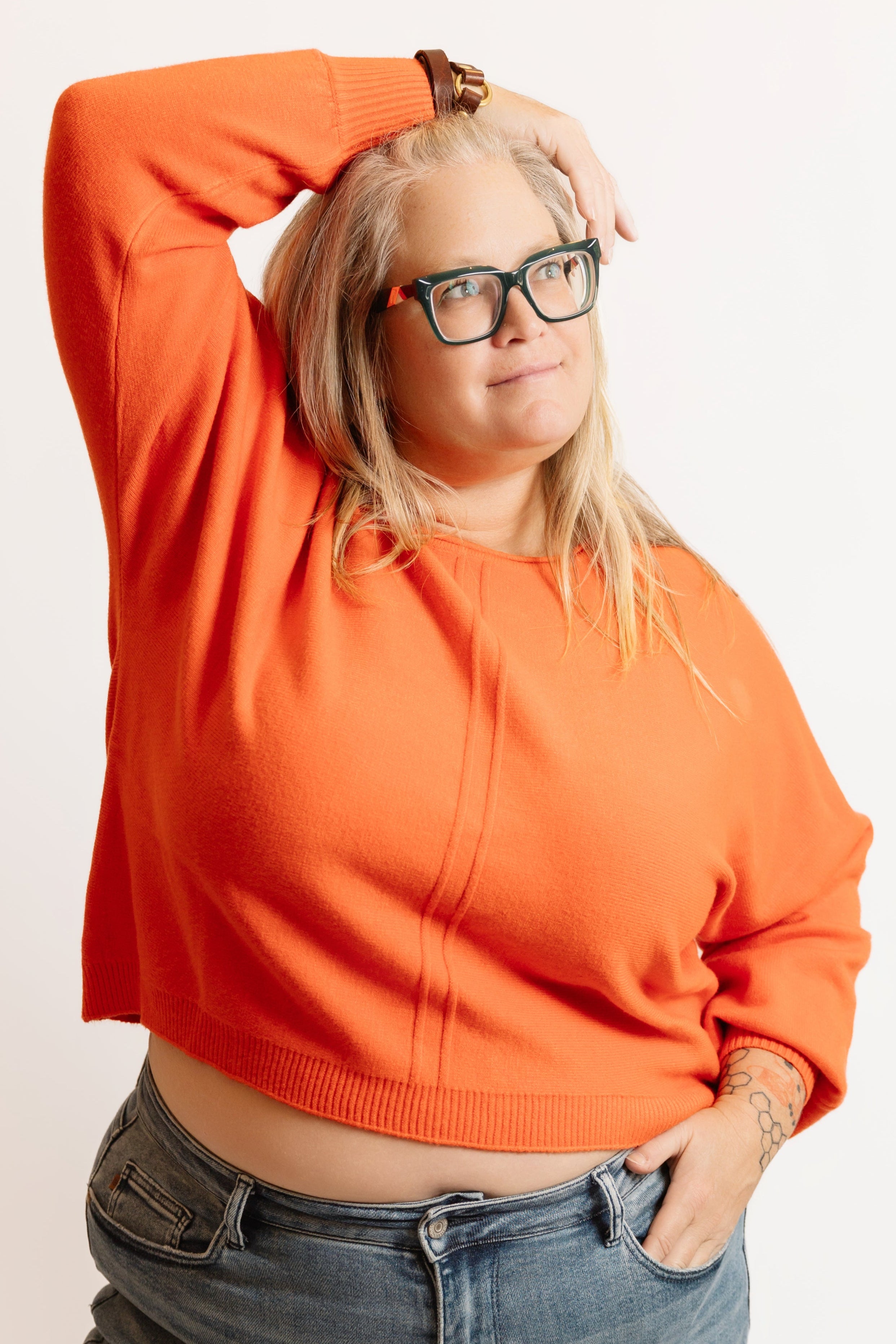Front Seam Sweater