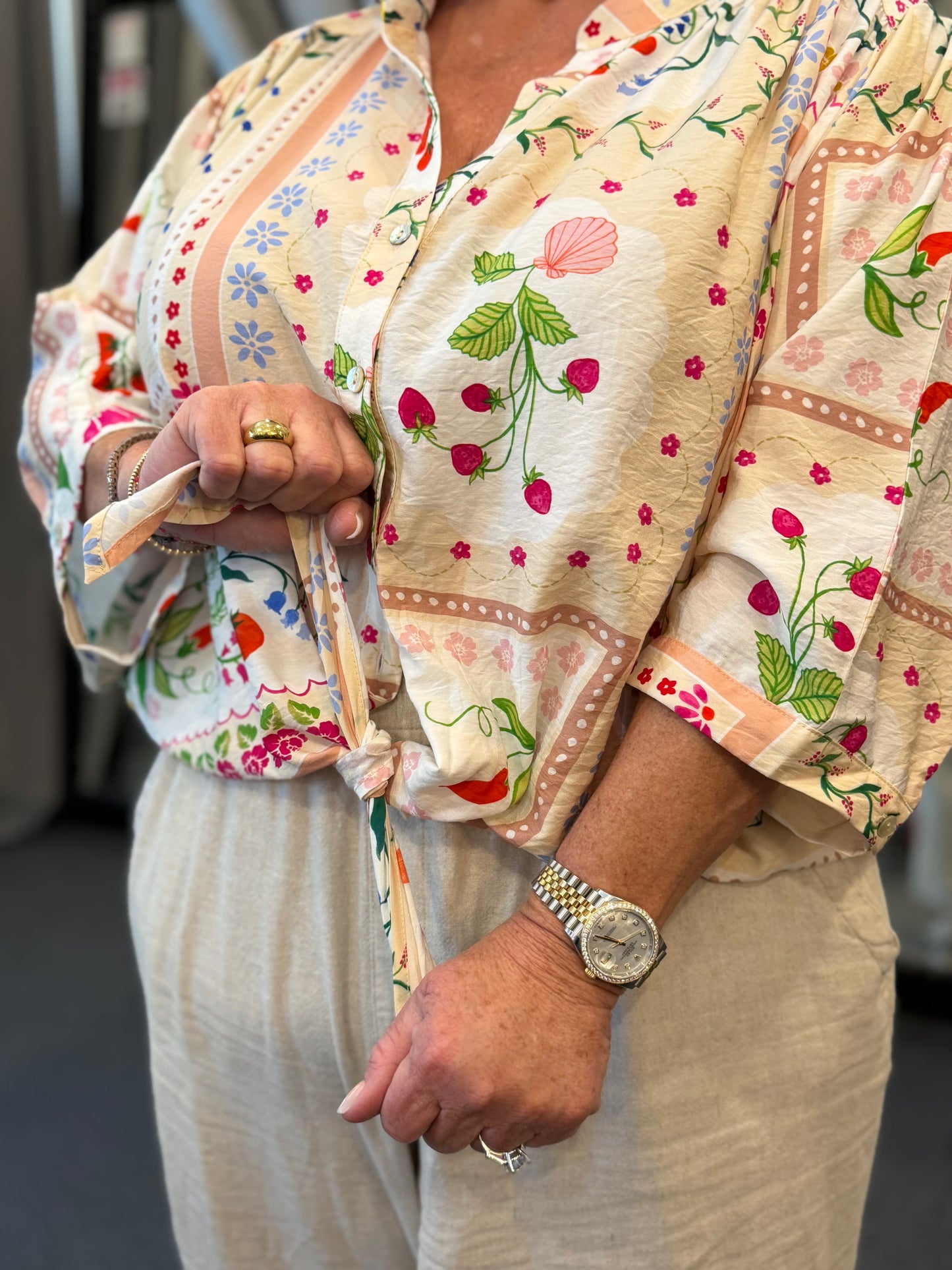Amalfi Market Blouse