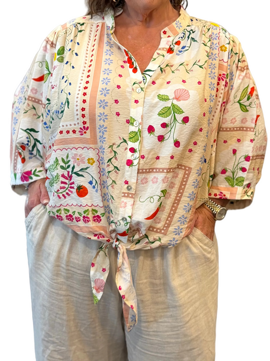 Amalfi Market Blouse