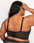Tess No-Show Lace Bustier Bra