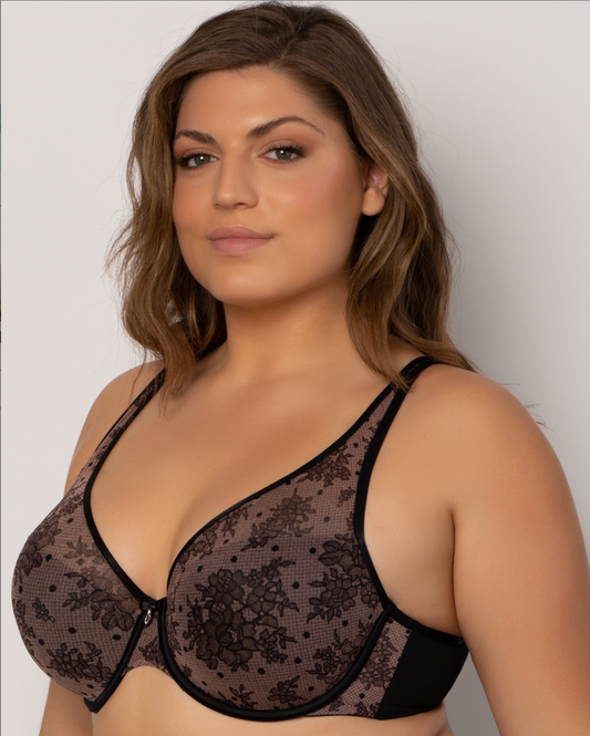 Samara Mesh Push Up T-Shirt Bra