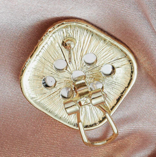 Houndstooth Cushion Earrings