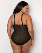 Emily Sheer Mesh J-Hook Bodysuit