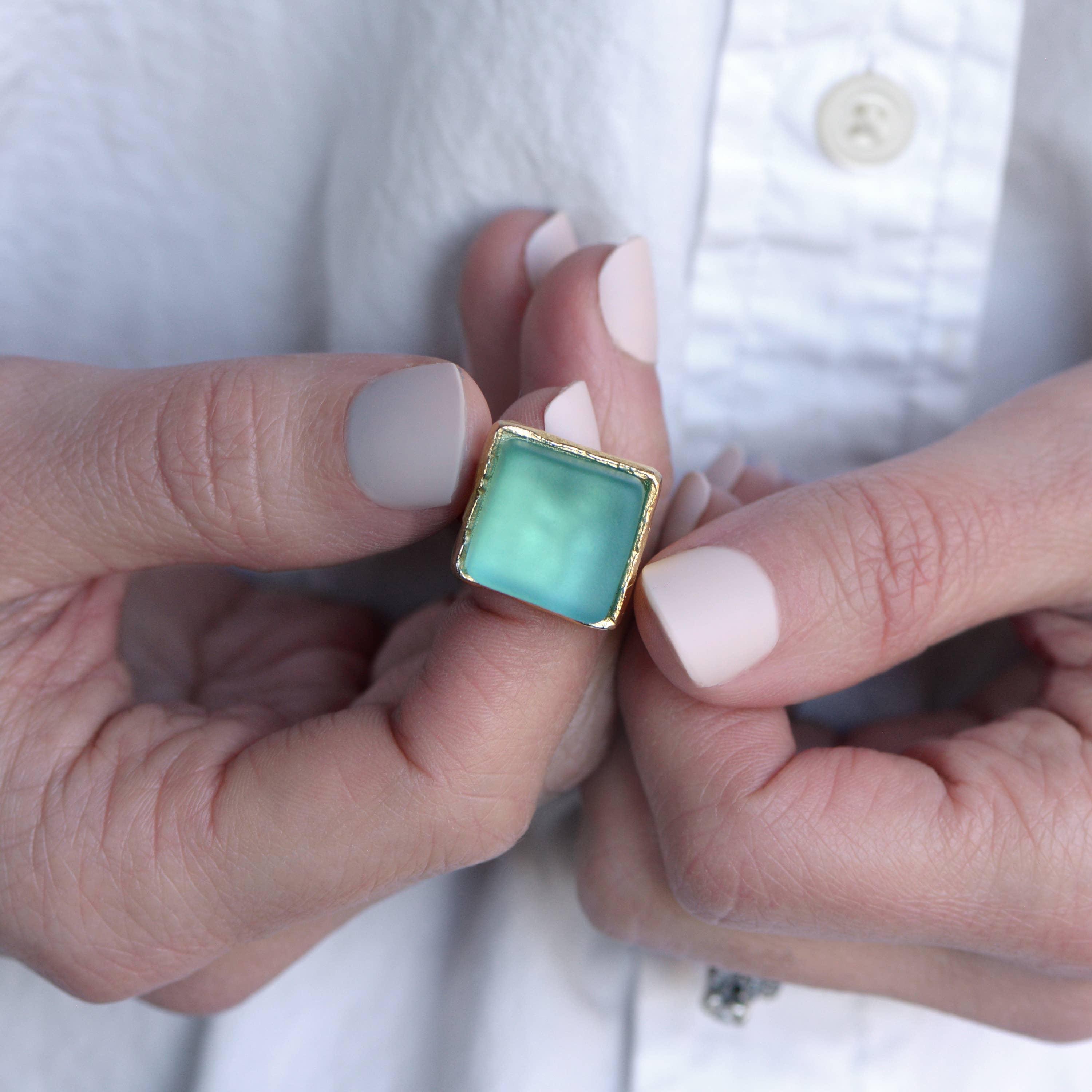Bombay Glass Ring