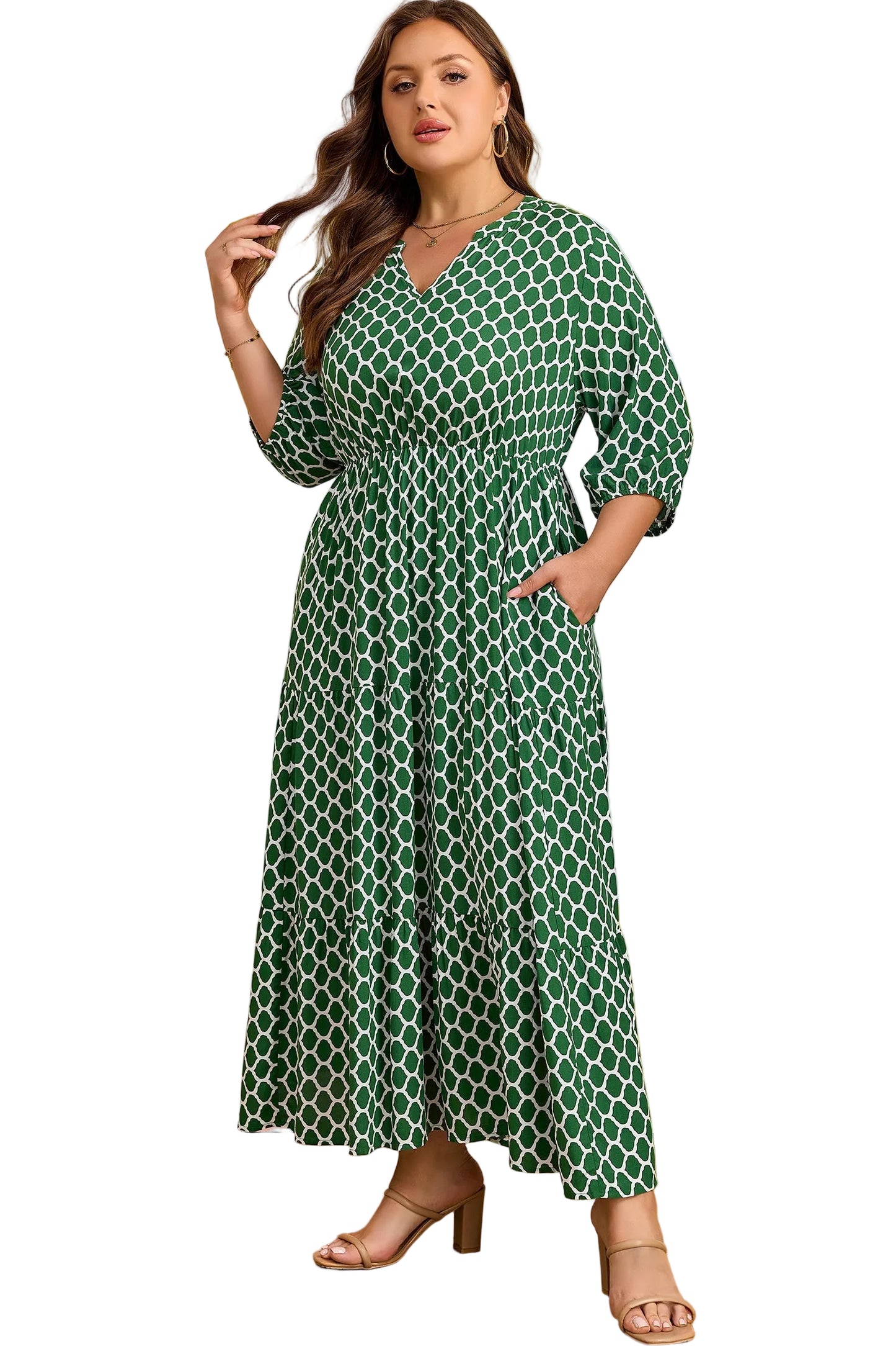Joanie Ruffle Hem Dress