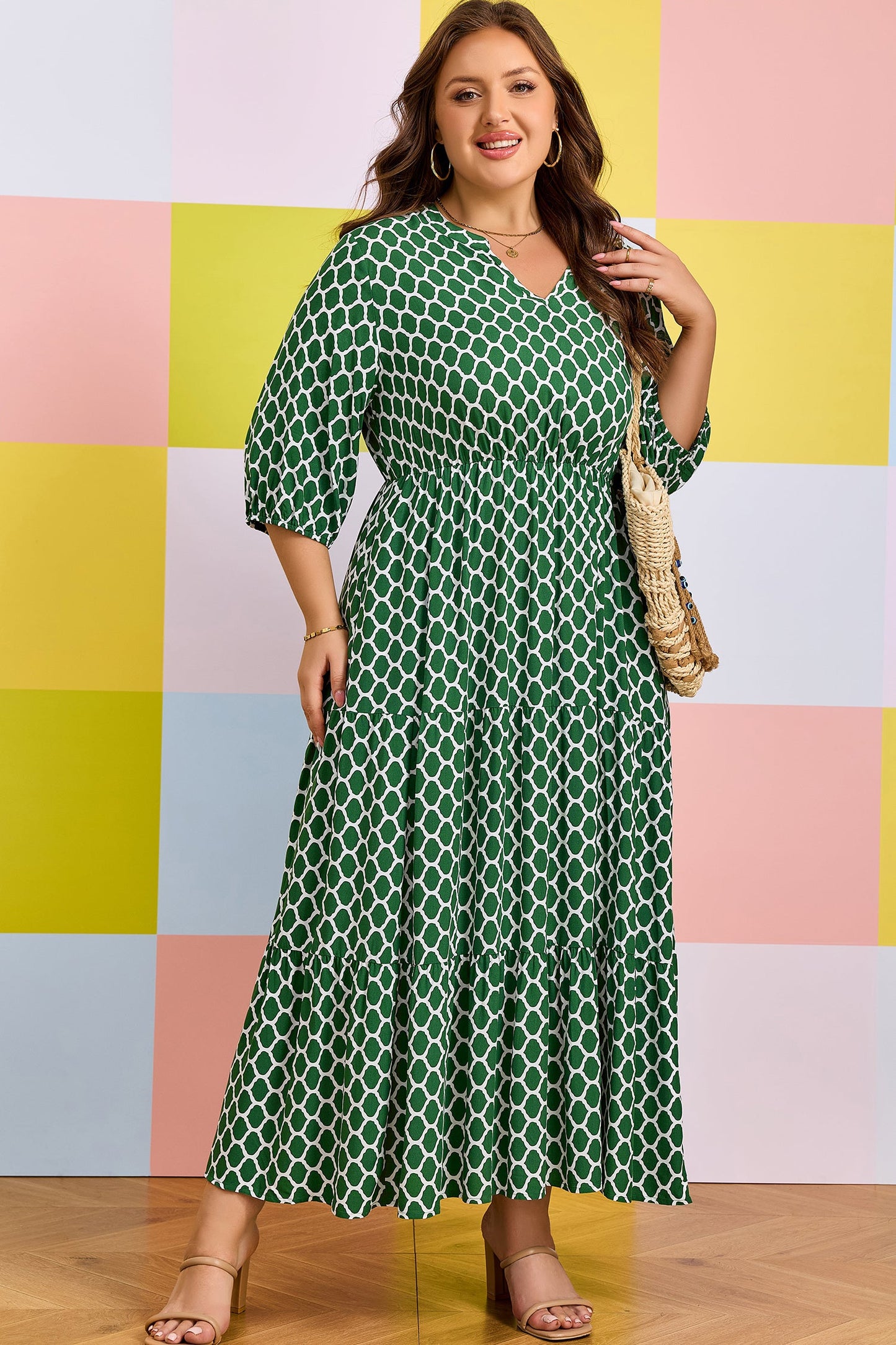 Joanie Ruffle Hem Dress