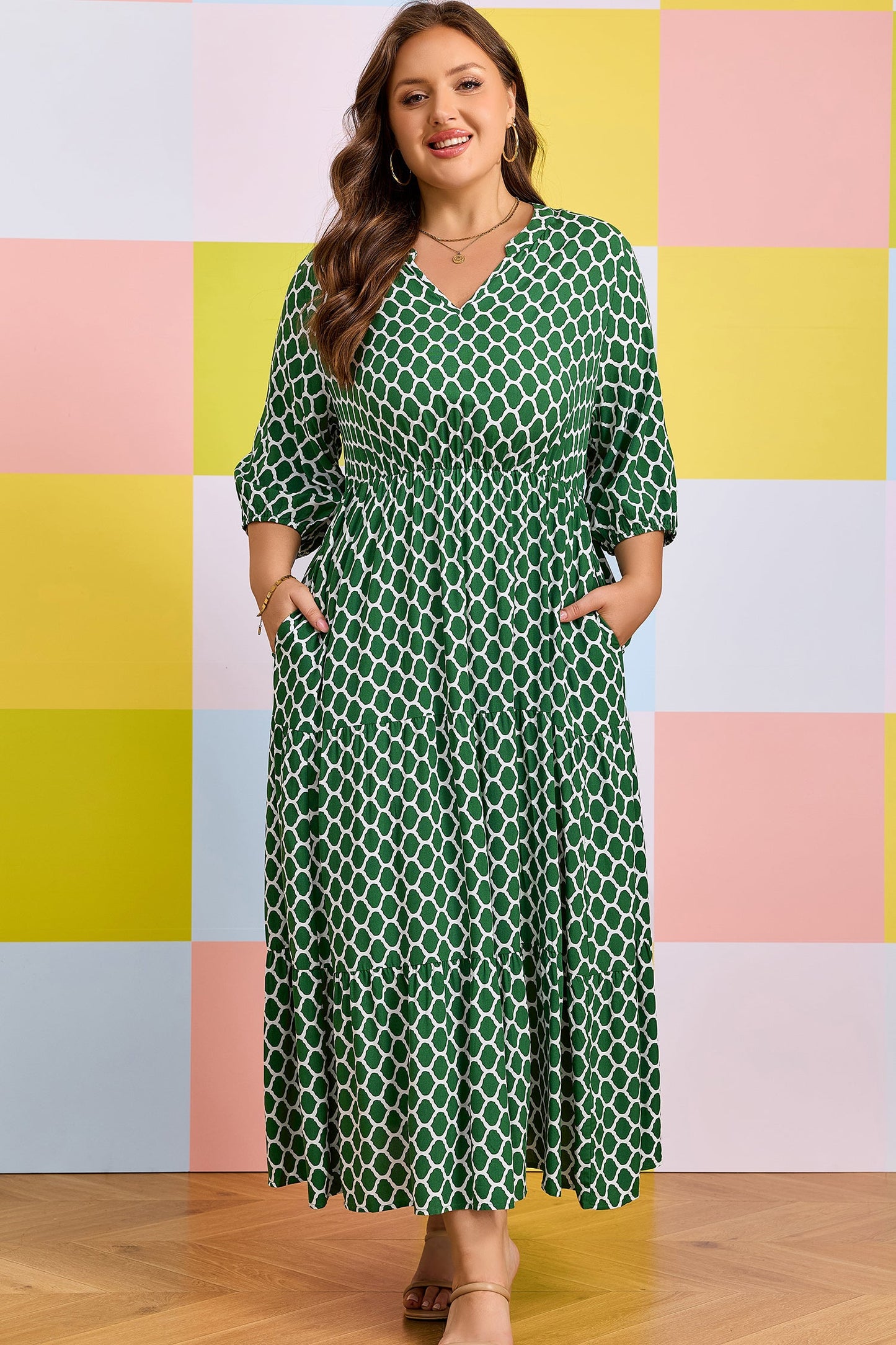 Joanie Ruffle Hem Dress