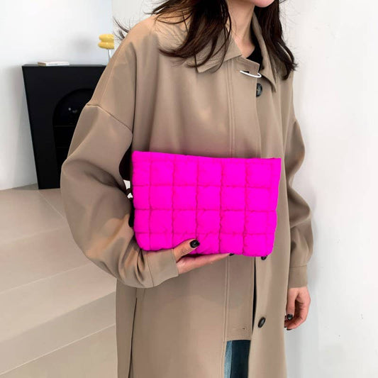 Quilted Makeup Pouch